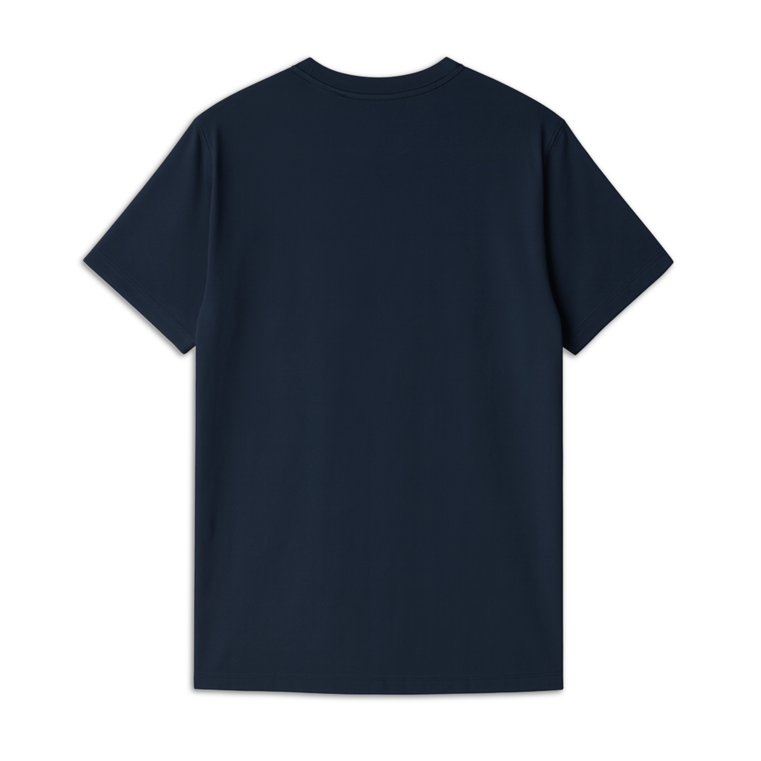 Chops Unisex T-Shirt Blue for Drummers - Back View | RVDIMENT Drummer Apparel