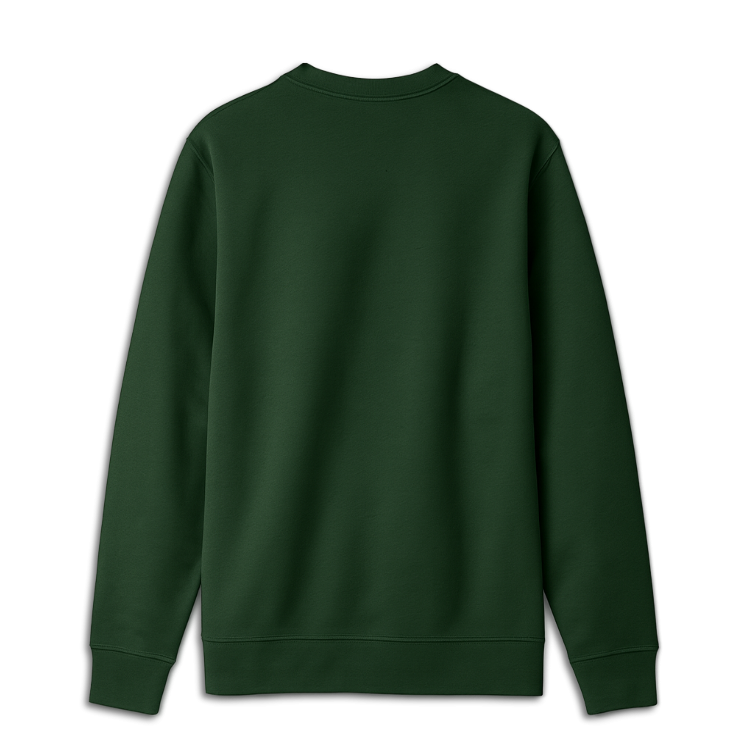 Crow Snare Drum Men's Sweatshirt for Drummers - Back View | RVDIMENT Drummer Apparel