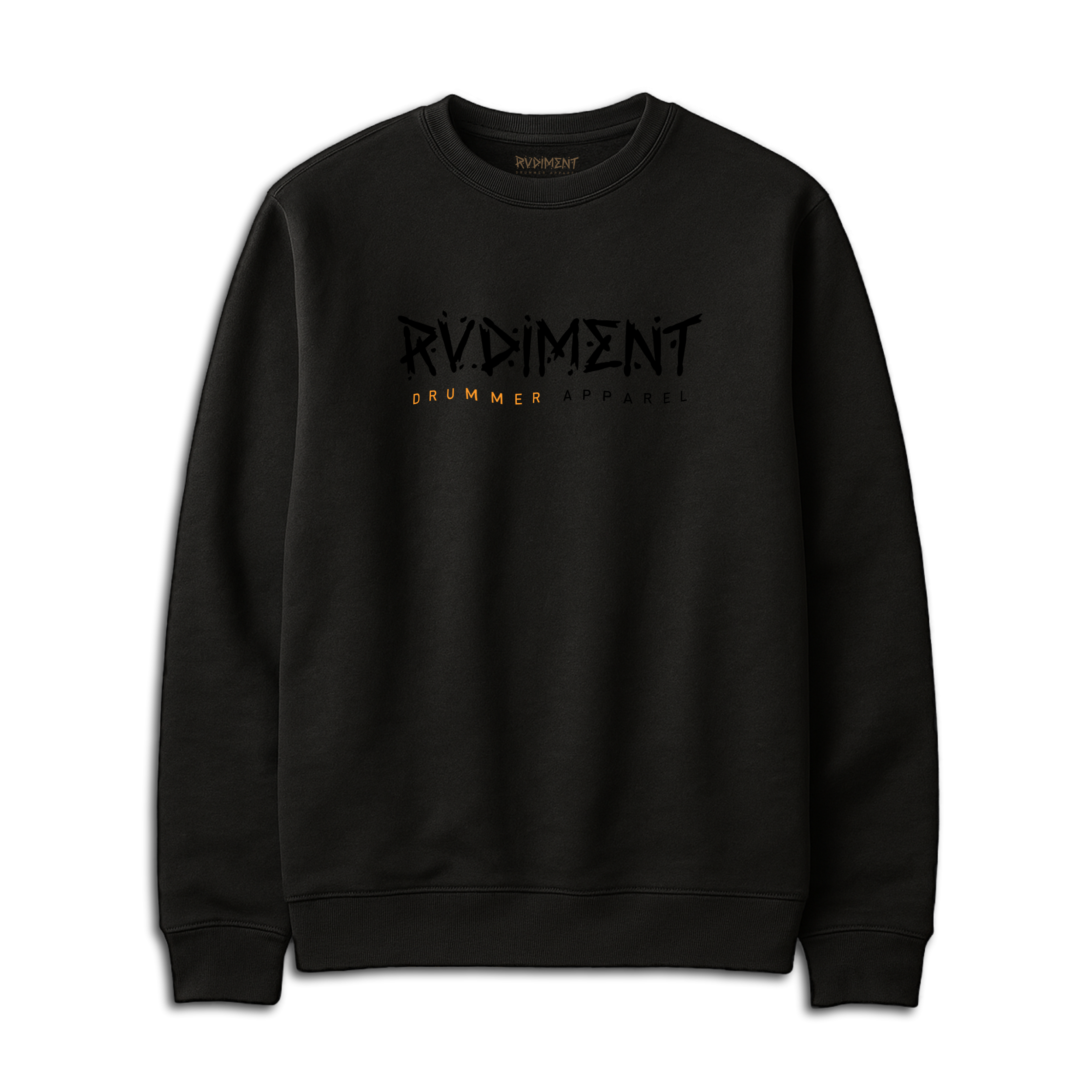 Classic Logo Herren Sweatshirt für Drummer - Vorderansicht | RVDIMENT Drummer Apparel