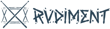 Rvdiment Drummer Apparel Logo