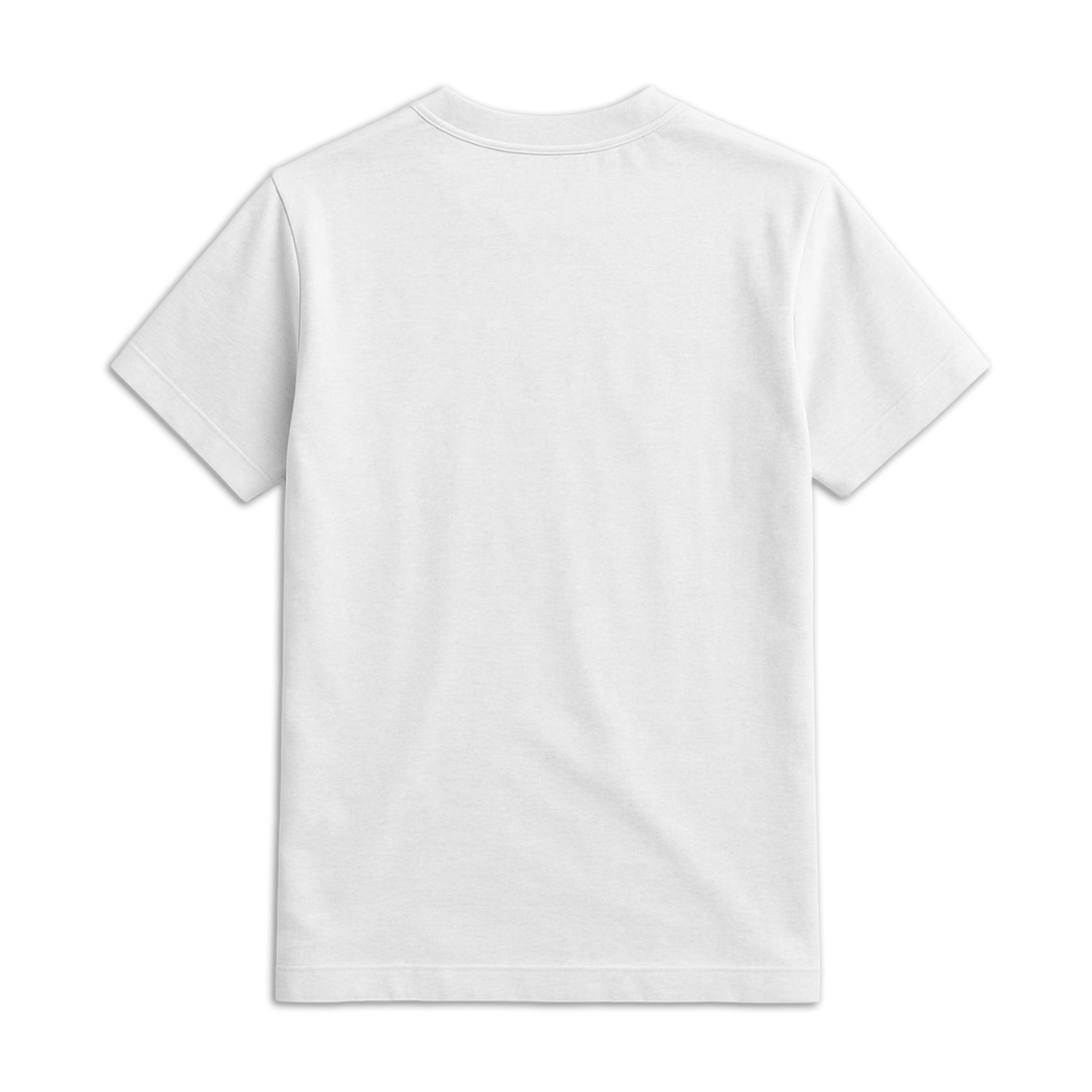 Snare Drum Logo Unisex T-Shirt for Drummers - Back View | RVDIMENT Drummer Apparel