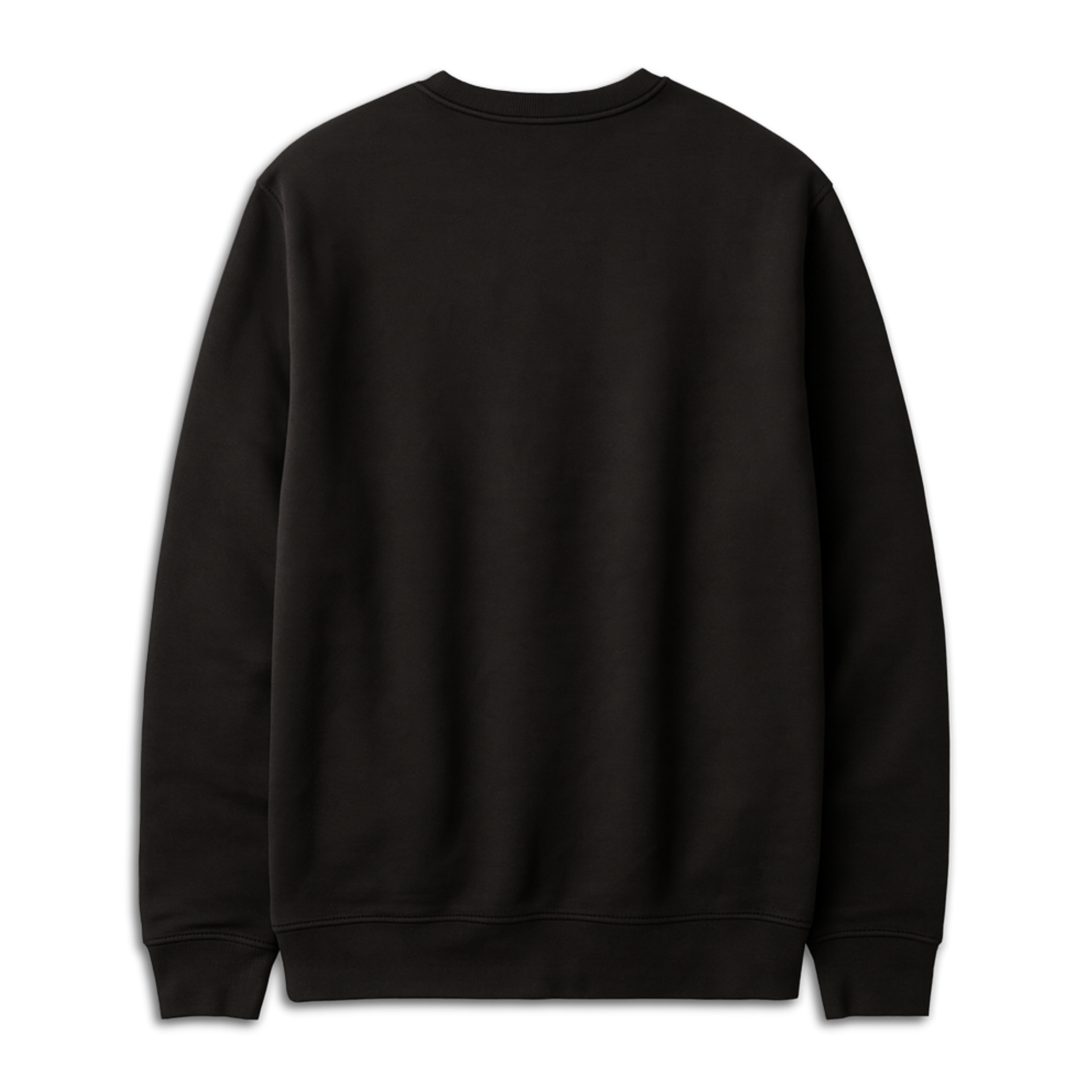 Snare Drum Skull Men's Sweatshirt for Drummers - Back View | RVDIMENT Drummer Apparel