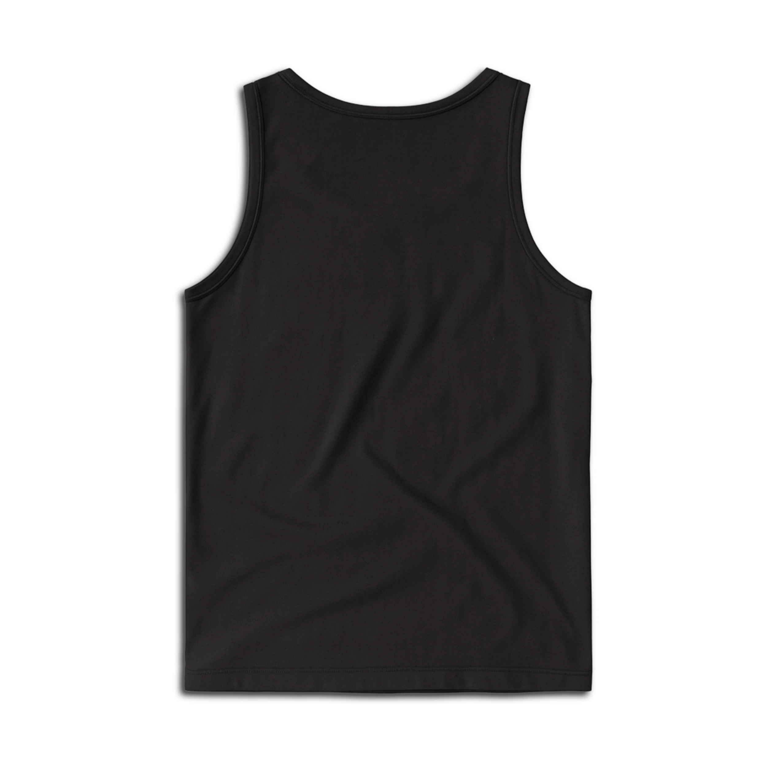 Chops Men's Tank Top Black for Drummers - Back View | RVDIMENT Drummer Apparel