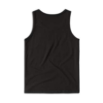Chops Men's Tank Top Black for Drummers - Back View | RVDIMENT Drummer Apparel