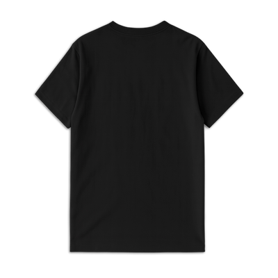 Chops Unisex T-Shirt Black for Drummers - Back View | RVDIMENT Drummer Apparel
