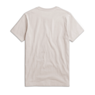 Chops Unisex T-Shirt Vintage White for Drummers - Back View | RVDIMENT Drummer Apparel