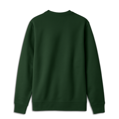 Crow Snare Drum Men's Sweatshirt for Drummers - Back View | RVDIMENT Drummer Apparel