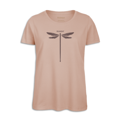 Dragonvly Drumstick Women's T-Shirt for Drummers - Front View | RVDIMENT Drummer Apparel