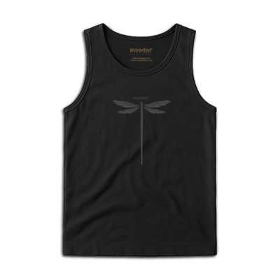 Dragonvly Drumstick Herren Tank-Top für Drummer - Vorderasicht | RVDIMENT Drummer Apparel