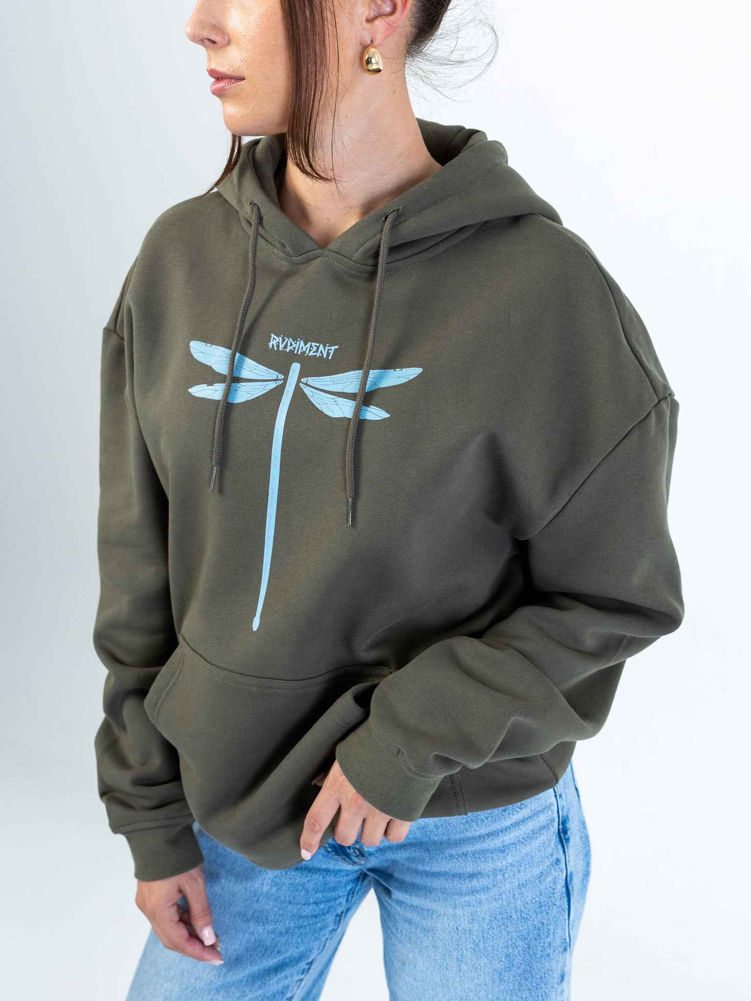 Dragonvly Drumstick Oversize Unisex Hoodie