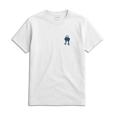 Rhythmic Vocabulary Unisex T-Shirt for Drummers - Front View | RVDIMENT Drummer Apparel