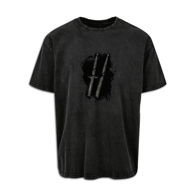 Rimshots Drumsticks Men's T-Shirt for Drummers - Front View | RVDIMENT Drummer Apparel
