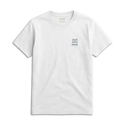 Snare Drum Logo Unisex T-Shirt for Drummers - Front View | RVDIMENT Drummer Apparel
